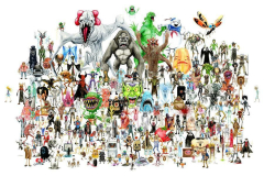 Classic Genre Movie Monster Characters Collection