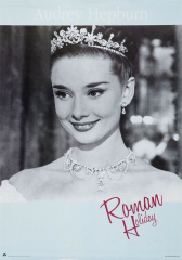 Audrey Hepburn Gregory Peck 1953 Classic Movie Roman Holiday