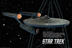 Star Trek - Enterprise Ship - Space the Final Frontier