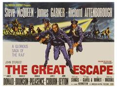 The Great Escape, UK Movie Poster, 1963