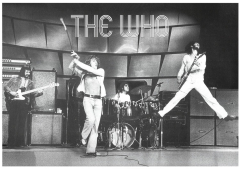 The Who Live on Stage Music Poster Print