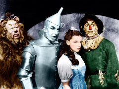 The Wizard of Oz, Bert Lahr, Jack Haley, Judy Garland, Ray Bolger, 1939