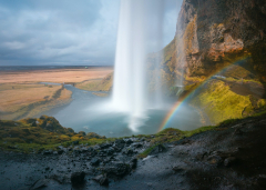 Earth Seljalandsfoss Waterfalls Waterfall