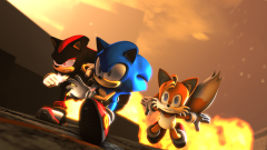 Video Game Sonic the Hedgehog (2006) Sonic Sonic the Hedgehog Miles &quot;Tails&quot; Prower Shadow the Hedgehog