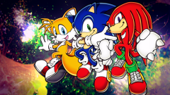 Video Game Sonic Heroes Sonic Knuckles the Echidna Sonic the Hedgehog Miles &quot;Tails&quot; Prower