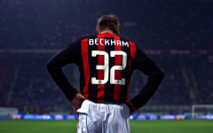 Sports David Beckham Soccer Player A.C. Milan