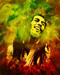 Bob Marley (Bob Marley and the Wailers) (Reggae Lion)