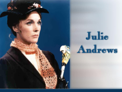 Julie Andrews Julie Andrews as Mary Poppins and