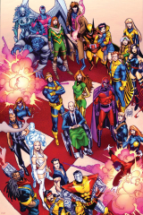X-Men No. 41: Cyclops, Frost, Emma, Magneto, Magik, Jubilee, Wolverine, Gambit, Summers